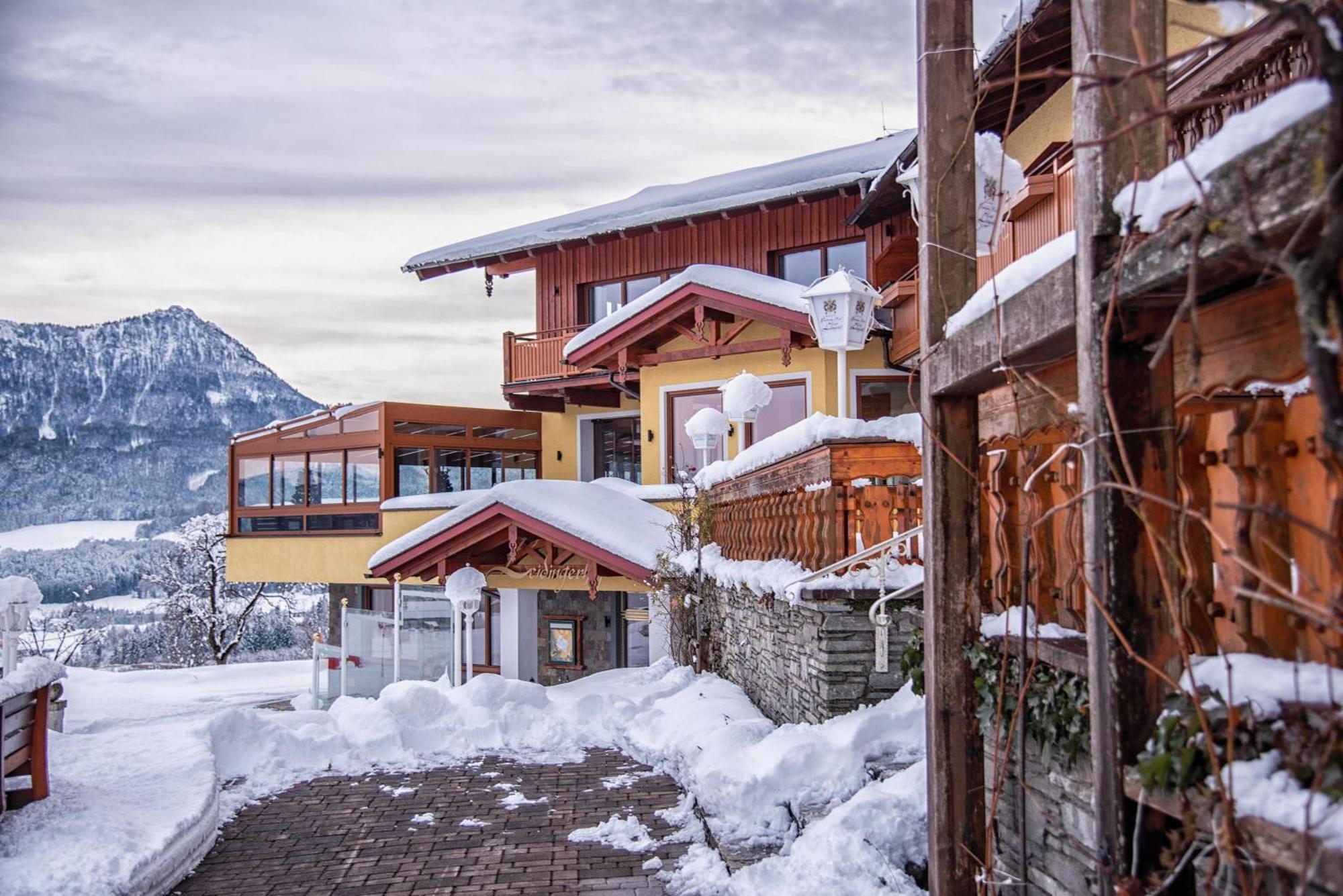 Panorama Hotel Gasthof Leidingerhof モントゼー エクステリア 写真